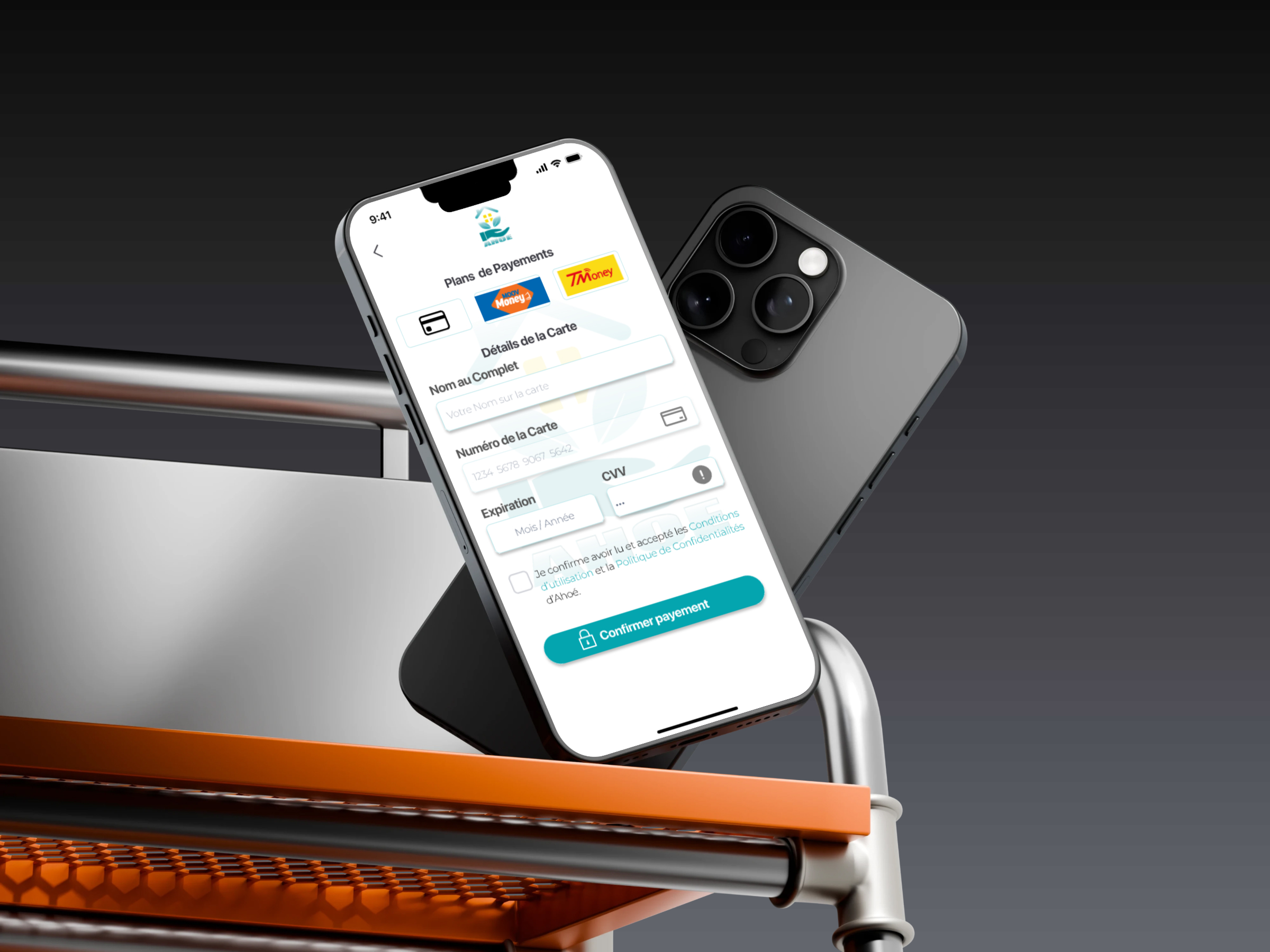 Ahoe app interface case study image