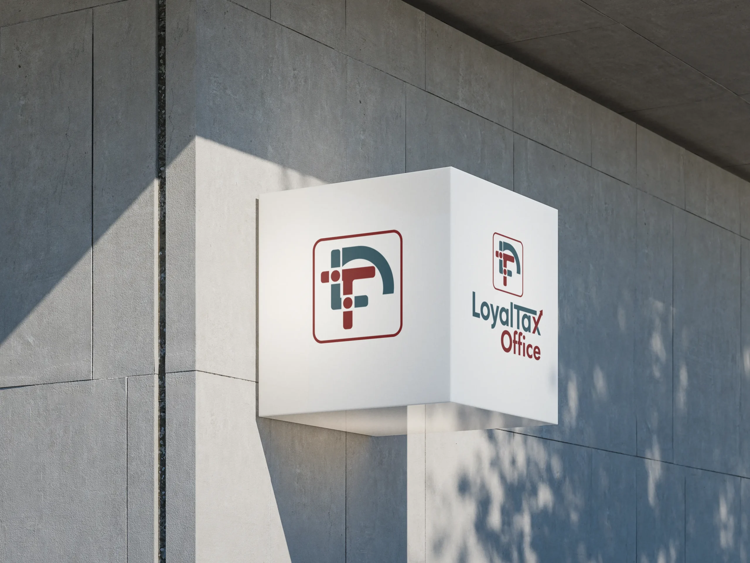 Brand identity signboard mockup